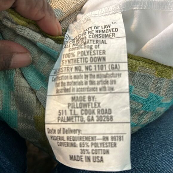 Frontgate Lumbar Accent Throw Pillow Decor - Picture 6 of 6